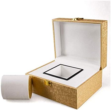 UXZDX CUJUX Кутия за Часовници Малък Ковчег за Бижута, Пътен Калъф за Съхранение на Пръстени и Обеци