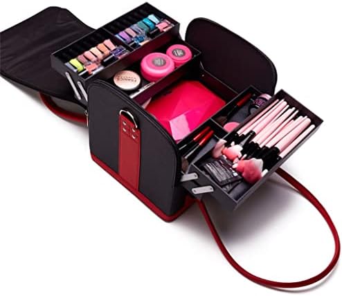 Пътна чанта за козметични инструменти DUBAO, Косметичка, Многопластова Преносима кутия за съхранение на козметика