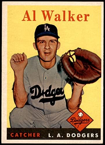1958 Topps # 203 Ел Уокър Лос Анджелис Доджърс (Бейзбол карта) EX/MT Dodgers