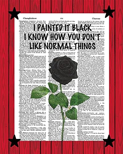 Стенен декор Американска история на ужасите Аз съм Боядисала в черен цвят, знам, че ти не обичаш обикновени