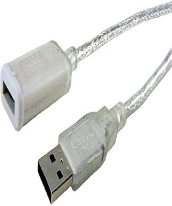 APC 19103CL-6F-1E 6 Фута удлинительный кабел за USB 2.0 Clear USB-A-конектор USB-A за да се свържете към конектора USB