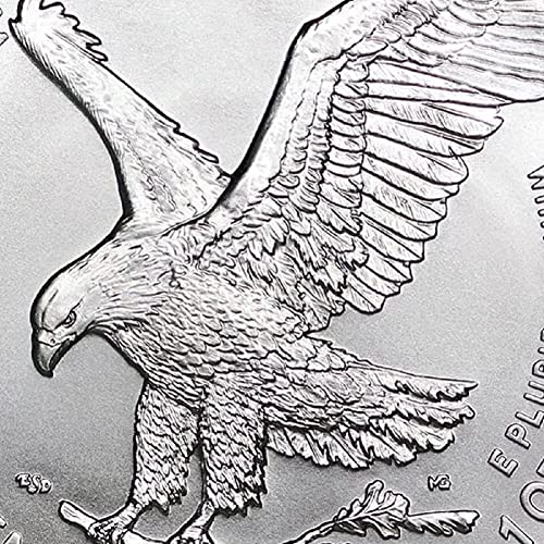 2022 (W) 1 унция American Silver Eagle MS-70 (Първия ден на издаване - Отчеканен на монетния двор на Уест-Пойнта - Камуфляжная стикер) $ 1 MS70 NGC