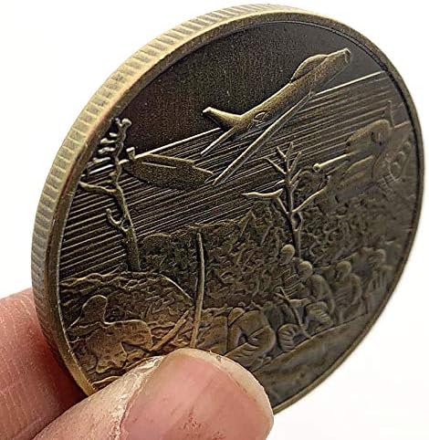 Възпоменателна Монета Ветеран от Корейската война на Съединените Щати Солидеры, Сувенирни Монети за танкове и Самолети С Мед покритие Challenge Coin
