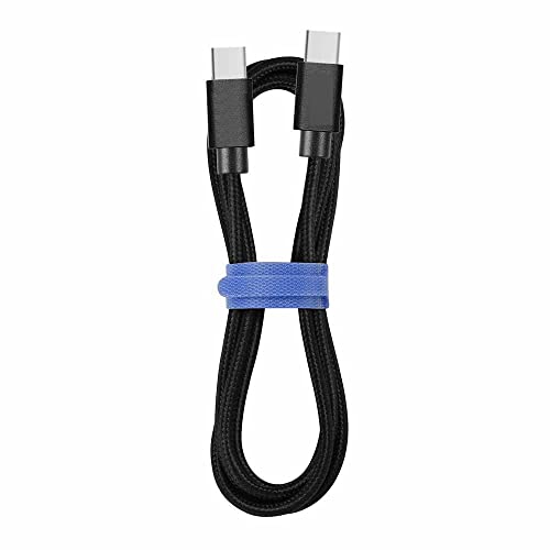 Кабел USB Type C-C За бързо зареждане на 4-крак кабел Черен на цвят Кабел за бързо зареждане, който е Съвместим с Google Pixel 2/2 XL, MacBook Pro, iPad Pro, Nintendo Switch, Samsung