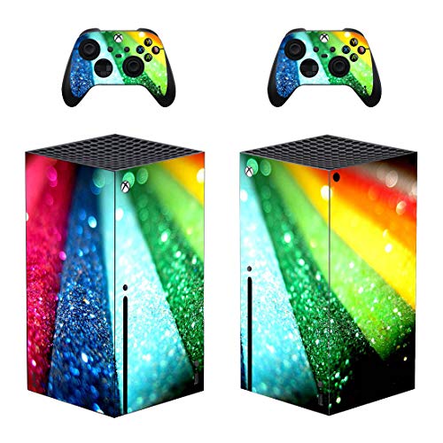 многоцветен Набор от Скинове Xbox Series X, Пълни Лицеви Панели, Кожата Конзола и контролер, Етикети-прозорец винетка от FELIPE SEIJI VIOLETA