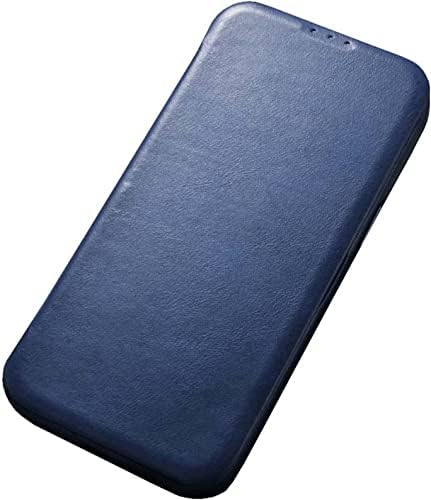 Тънък флип калъф MODBAND за телефон със слот за карти за Apple iPhone 14 Pro Max Case 2022, Кожен калъф-за награда Премиум-клас, Удароустойчив, защитен от надраскване (Цвят: синьо)