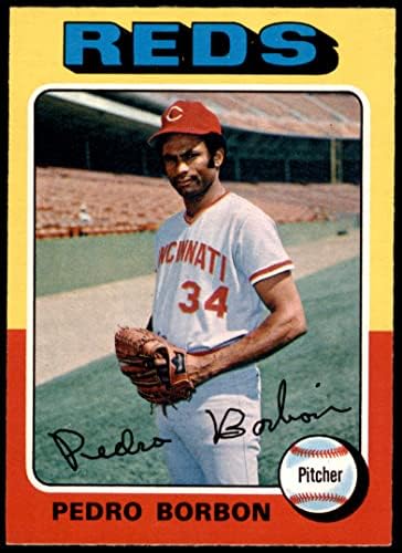 1975 O-Pee-Chee # 157 Педро Борбон Синсинати Редс (Бейзболна карта) в Ню Йорк Редс