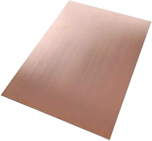 YIWANGO Мед Метален лист Фолио Плоча 2.5 mm x 300 X 300 мм Вырезанная Медни Метална Плоча, Медни Листа