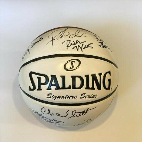 Входна клас Рей Алън Джейсън Кид в Залата на Славата на Баскетбола 2018 година, с Автограф от JSA - Баскетболни топки С автографи