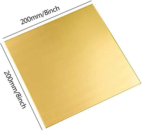 Месинг лист HUILUN Месинг лист за извършване на неполированной (фрезерной) облицовки с дебелина 200 мм x 200