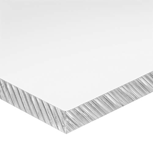 САЩ оборудване запечатване на маса-Лист поликарбонат пластмасова PS-PC-89 Височина на 1/4 инча, Ширина 12 см, дължина-36 см