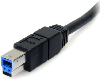 StarTech.com 4-Портов високата хъб USB 3.0 и 10 фута черно високата кабел USB 3.0 A - B - M/M - за P/N: PCIUSB3S4