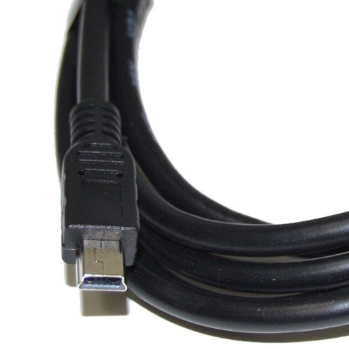 HQRP Дълъг 6 фута Кабел USB-Mini USB /USB Кабел за Зареждане на PDP Зарево Prismatic Wireless Headset; PDP Зарево Universal Wireless Headset Plus Поставка