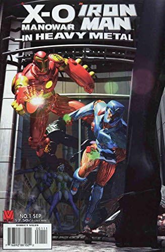 X-O Manowar / Iron man: в хеви-метала #1 VF ; Защитата на комикс