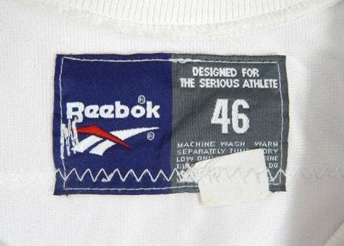 1998 Канзас Сити Шефове Ърнест Диксън 56 Излиза в играта Бяла риза 46 DP33227 - Използваните тениски за игри