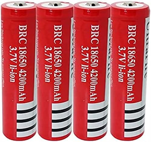 MORBEX Акумулаторни Литиево-Йонни Батерии Батерия 4200 mah 3,7 В ICR Литиева Акумулаторна Батерия Бутон Топ