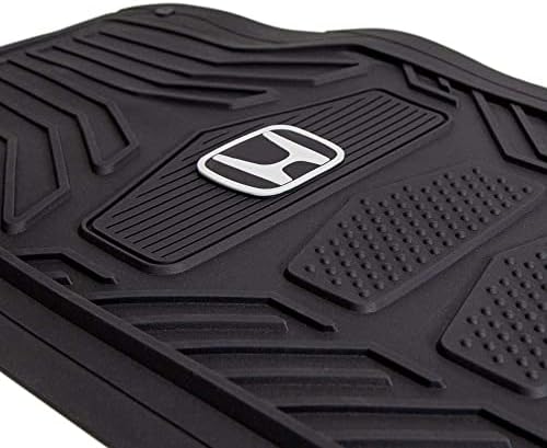 Пластмасов Цвета на Honda Weatherpro 4 бр. Комплект Постелки за пода, Черен, Един размер