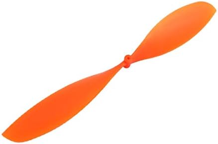 X-DREE Оранжев Пластмасов Винт за радиоуправляемого самолета, Гребло за витлото 1250, Преходни пръстен за вала