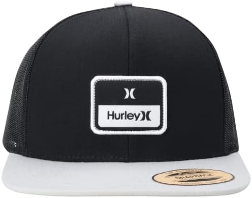 Мъжка шапка Hurley - Печатарската Шапка на шофьор на камион С Плоска периферия