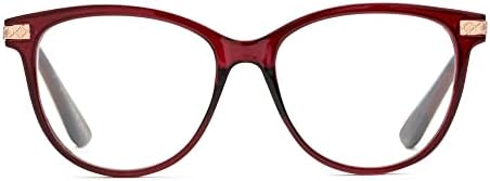 Дамски очила за четене Sofia Vergara x Foster Grant Катерина Котешко око, Вино, 1,75