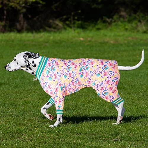 Пижами LovinPet за по-Големи Кучета, Пуловер-Пижами за Кучета, Послеоперационная Защитно Пижама с Висока Яка