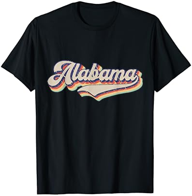Реколта Алабама Ретро Спорт Подаръци На Жените И Мъжете, Момичетата И На Момчетата Тениска