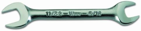Гаечен ключ Уилямс OES-1214 с къса двойна глава, 3/8 в 7/16 инча