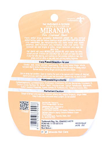 Витамин за коса Miranda с кокосово масло, 12 Блистеров (6 капсули)