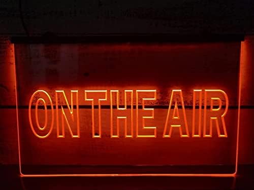 Неонова реклама с DVTEL On The Air, която симулира Led лампи, Светещи Букви, Знак, Акрилна Лента, Неон Декоративни
