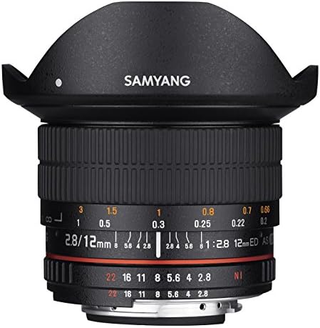 Samyang 12 мм F2.8 Сверхширокий обектив Рибешко око на цифровите огледално-рефлексни фотоапарати Canon EOS EF