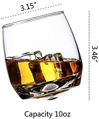 Чаши за уиски, Комплект от 6 Чаши за уиски 10 мл / Стъклени Съдове за готвене със старомодния стил за Бърбън/Ромите