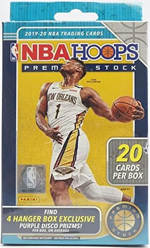 Кутия за баскетболни ЗАКАЧАЛКИ NBA премиум-клас Панини Hoops 2019/20 (20 картички / кутия)