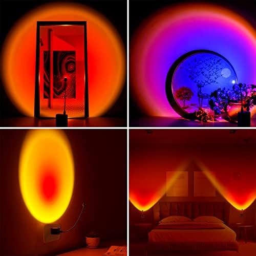 TOTAUOSO USB Led Цветни нощна лампа с въртене на 360 градуса, модел лампа, Начало Декор, разсеяна светлина за