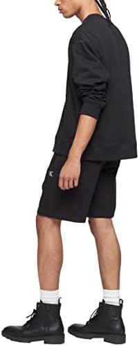 Флисовые къси панталони с мъжки логото на Calvin Klein с монограм