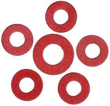 147шт М3.17 червена стоманена уплътнение о-пръстен шайба плоски шайби херметически затворени пръстени Изолация непромокаеми подложки (Вътрешен диаметър: М3.17x10 мм x 0,8