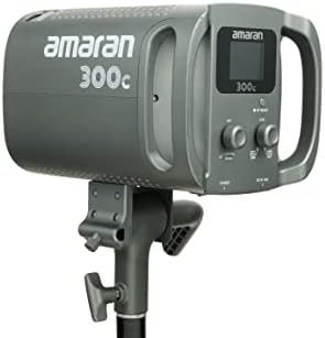 Aputure Amaran 300c RGBWW 300W COB Видео сигнал с затваряне на Боуен, 26,580 апартамент @ 1 м с гиперрефлектором,