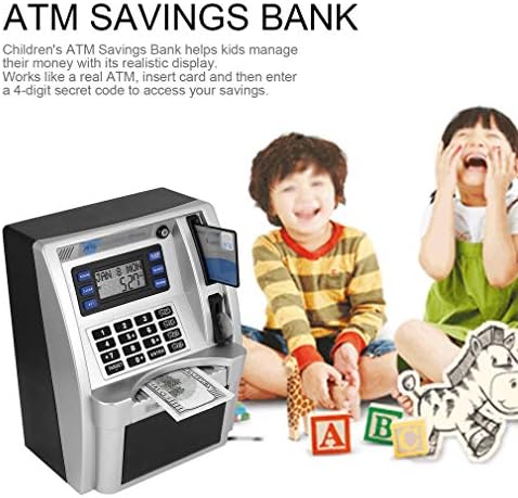 DLOETT Банкомат Прасенце Спестовна Банка Играчка-Касичка Детски Говори Банкомат части за Спестовна банка е Подходящ