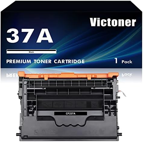 37A Тонер касета CF237A, 1 опаковка, Подмяна съвместима за HP 37A, Черен Тонер касета за корпоративен серия