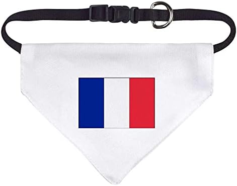 Малка кърпа за кучета/Котки/домашни любимци на Френски флаг (PD00015229)