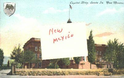 Пощенска картичка Санта Фе, Ню Мексико