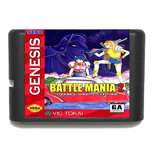 Lksya Battle Мания Дай Gin Jou II за 16-битова игра на карти Sega MD за Mega Drive за игралната конзола Genesis