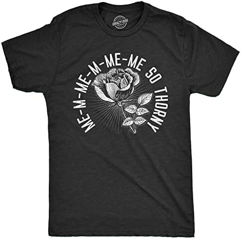 Мъжки t-shirt-Me So Thorny със Забавна Розова Секс Шега за Момчета
