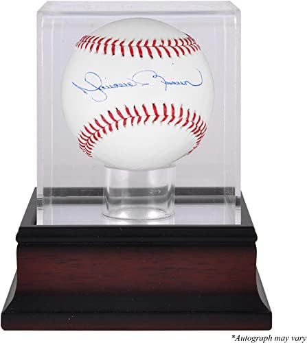 Бейзболна Витрина Мариано Ривера Ню Йорк Янкис с автографи и от махагон - Steiner Sports - Бейзболни топки с