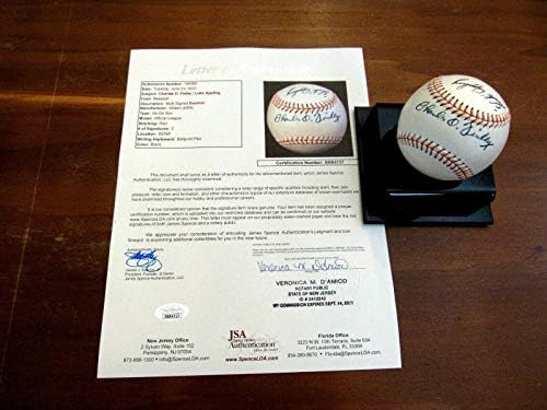 Чарли Оа Финли Люк Эпплинг Копито Гоу Гоу Сокс Подписано Авто Уилсън Бейзбол Jsa Lt - Бейзболни топки с автографи