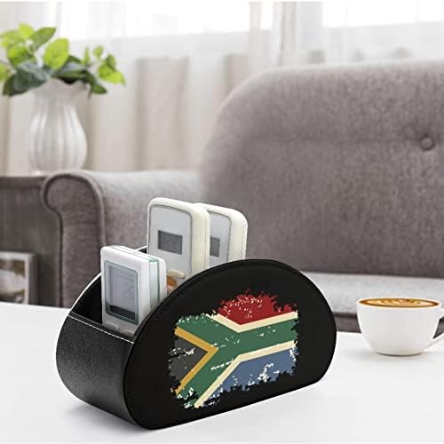 Ретро Притежателя на Дистанционното управление с Флага на Южна Африка за Телевизор с 5 Отделения, Кутия от Изкуствена