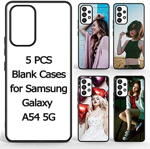 5 Бр. Калъф за Samsung Galaxy A32 5G Сублимационный Празен За печат DIY Индивидуални Калъфи за телефони с мека