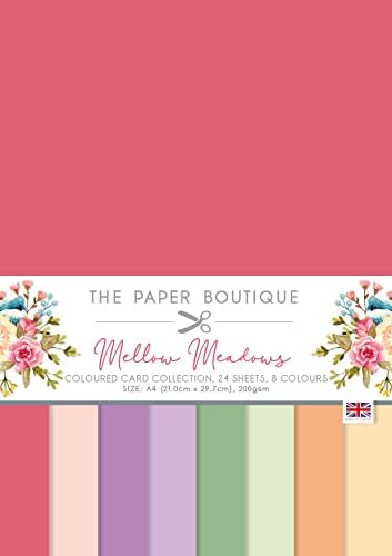 The Paper Boutique Mellow Meadows-Колекция от цветни картички, Цветни, формат А4