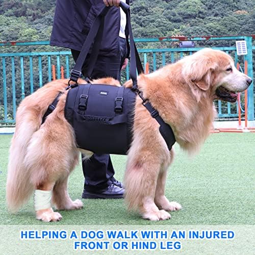 Прашка за пренасяне на кучета, Авариен Раница за подпомагане на краката домашни любимци и рехабилитация, Шлейка