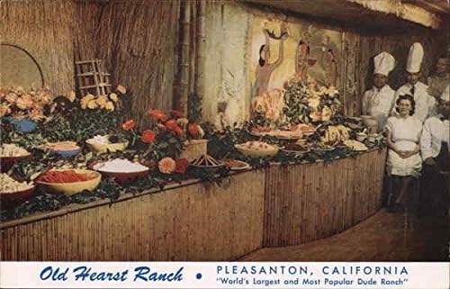 Старото ранчо Хърст от Плезантън, Калифорния, КАЛИФОРНИЯ Оригиналната Реколта Картичка