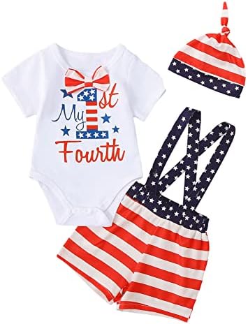 Shalofer/Облекло за малки момчета от 1 до 4 юли, Панталони с флага на сащ, за бебета, Облекло